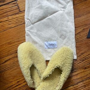 Sleeper Yellow Fuzzy Slippers